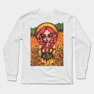 Poppy field Long Sleeve T-Shirt